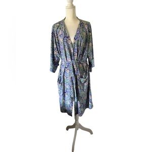 Vera Bradley Cotton Purple Robe Size XL